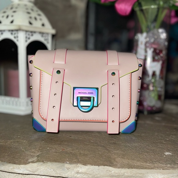 MK Pink multicolor purse.